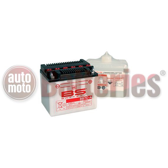 Μπαταρία Μοτοσυκλέτας BS-BATTERY  BB7C-A DRY 8.4AH 85EN Αντιστοιχία YB7C-A