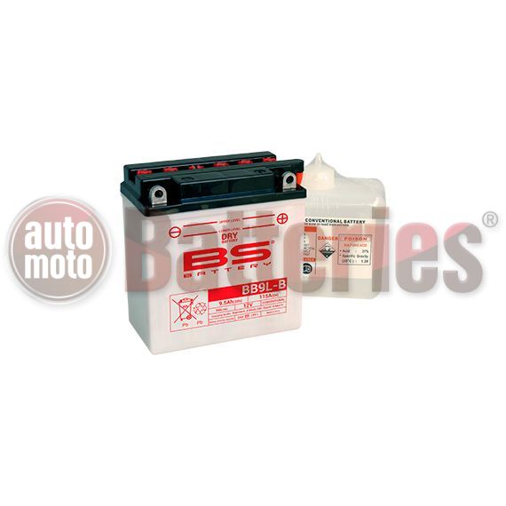 Μπαταρία Μοτοσυκλέτας BS-BATTERY  BB9L-B  DRY 9.5AH 115EN Αντιστοιχία YB9L-B