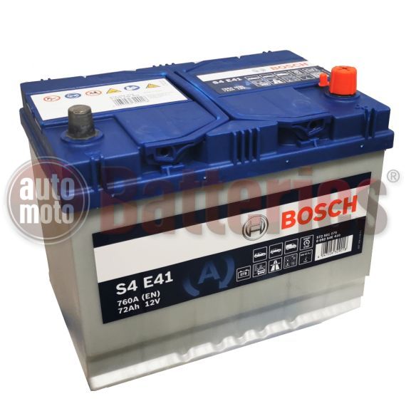 Μπαταρία Αυτοκινήτου Bosch S4E41 Start Stop EFB  12V 72AH  760EN A Εκκίνησης