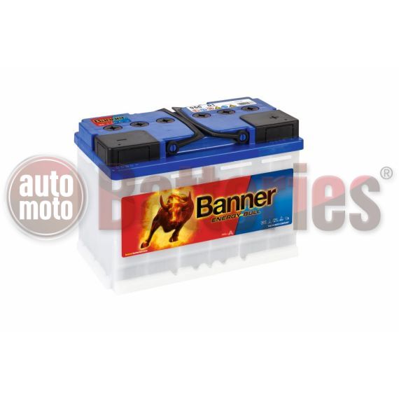 Μπαταρία Marine Βanner On Boart Power Energy Bull 95601  Dual Purpose 12V 80Ah Aργής Εκφόρτισης