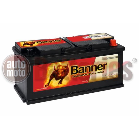 Μπαταρία Αυτοκινήτου Banner Running Bull 60501 AGM START STOP 105AH 950EN A  Εκκίνησης