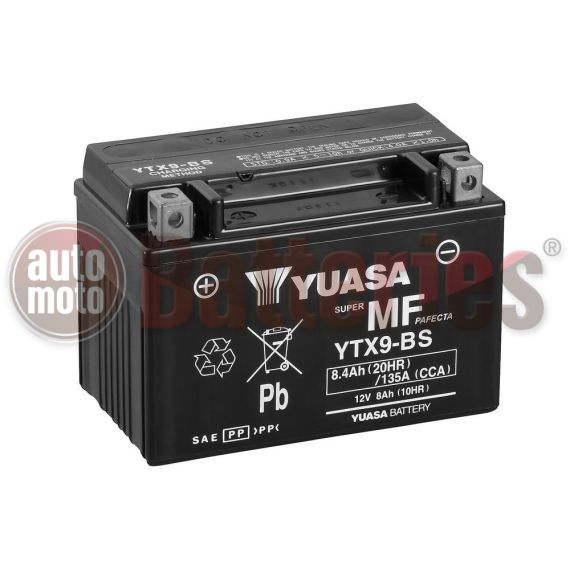 Μπαταρία Μοτοσυκλέτας Yuasa YTX9-BS 12V  8.4AH  135CCA