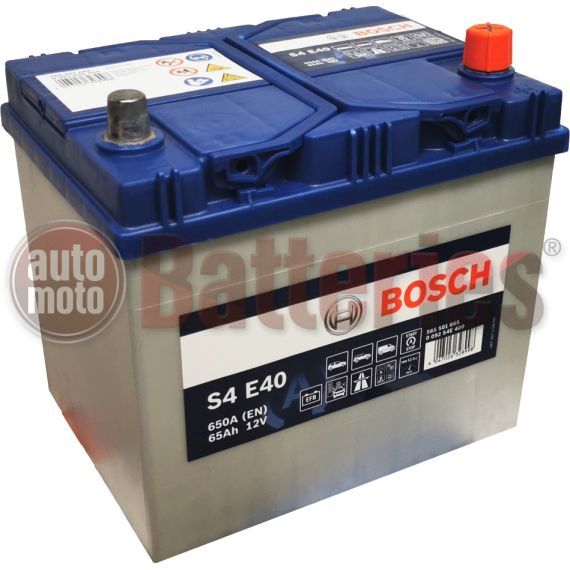 Μπαταρία Αυτοκινήτου Bosch S4E40 Start Stop EFB  12V 65AH  650EN A-Εκκίνησης