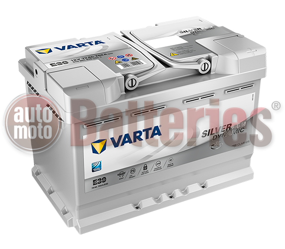 BATTERIE VARTA START STOP PLUS AGM E39 12V 70AH 760A